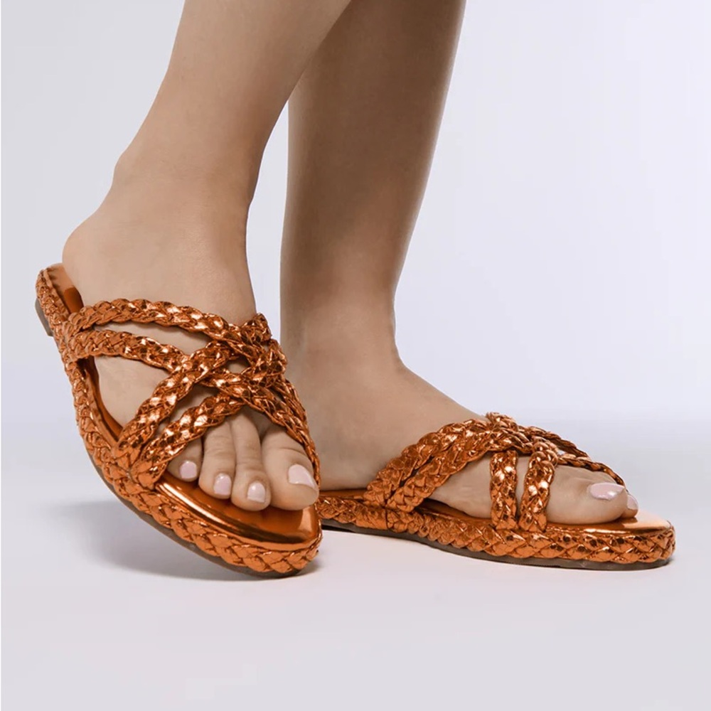 Azalea Wang Ammon Braided Sandal